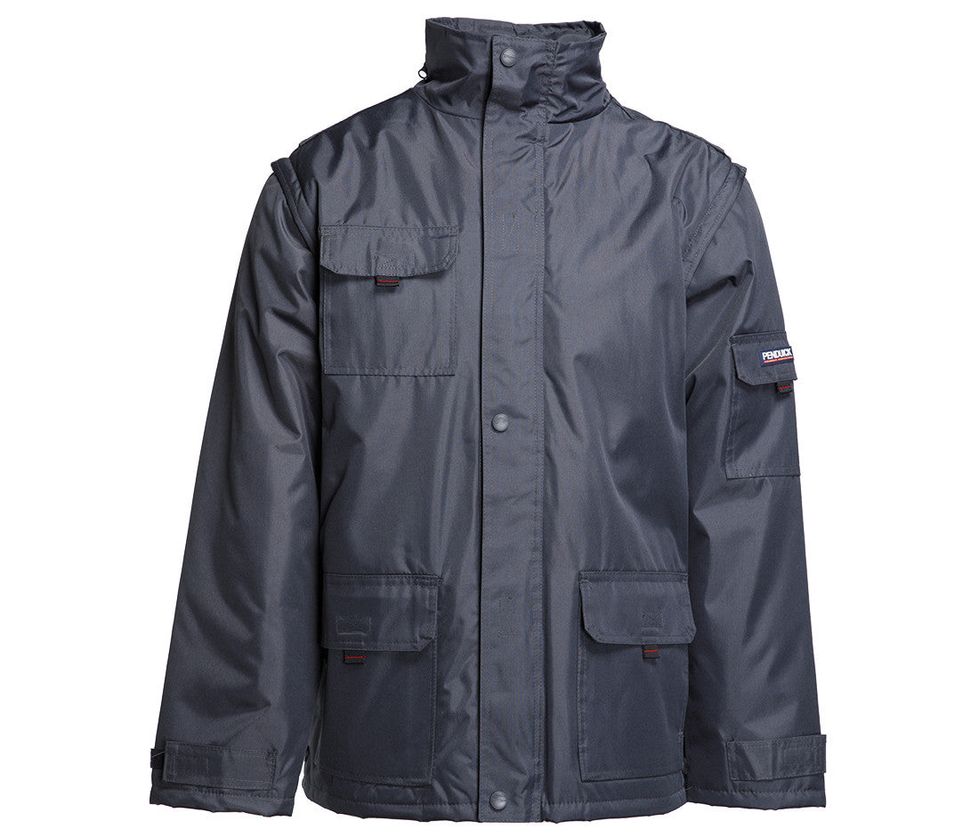 Veste Doublée Manches Amovibles - Navy