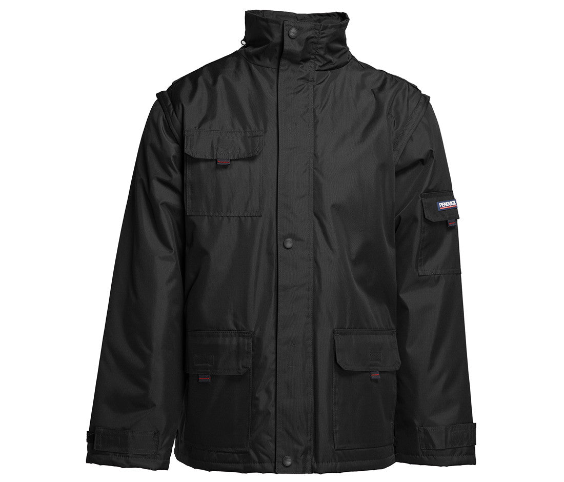 Veste Doublée Manches Amovibles - Black