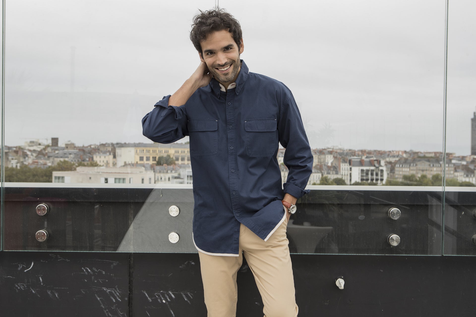 Chemise manches longues 2 poches