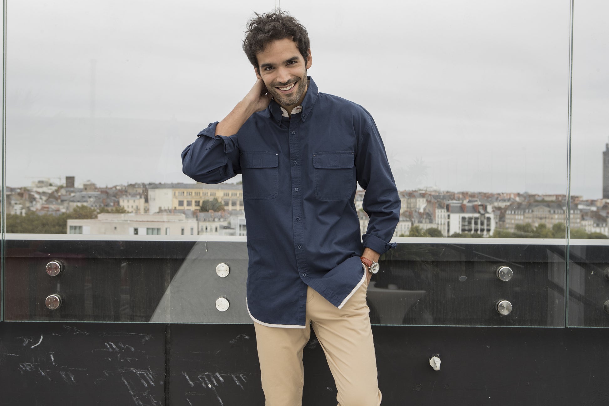 Chemise manches longues 2 poches