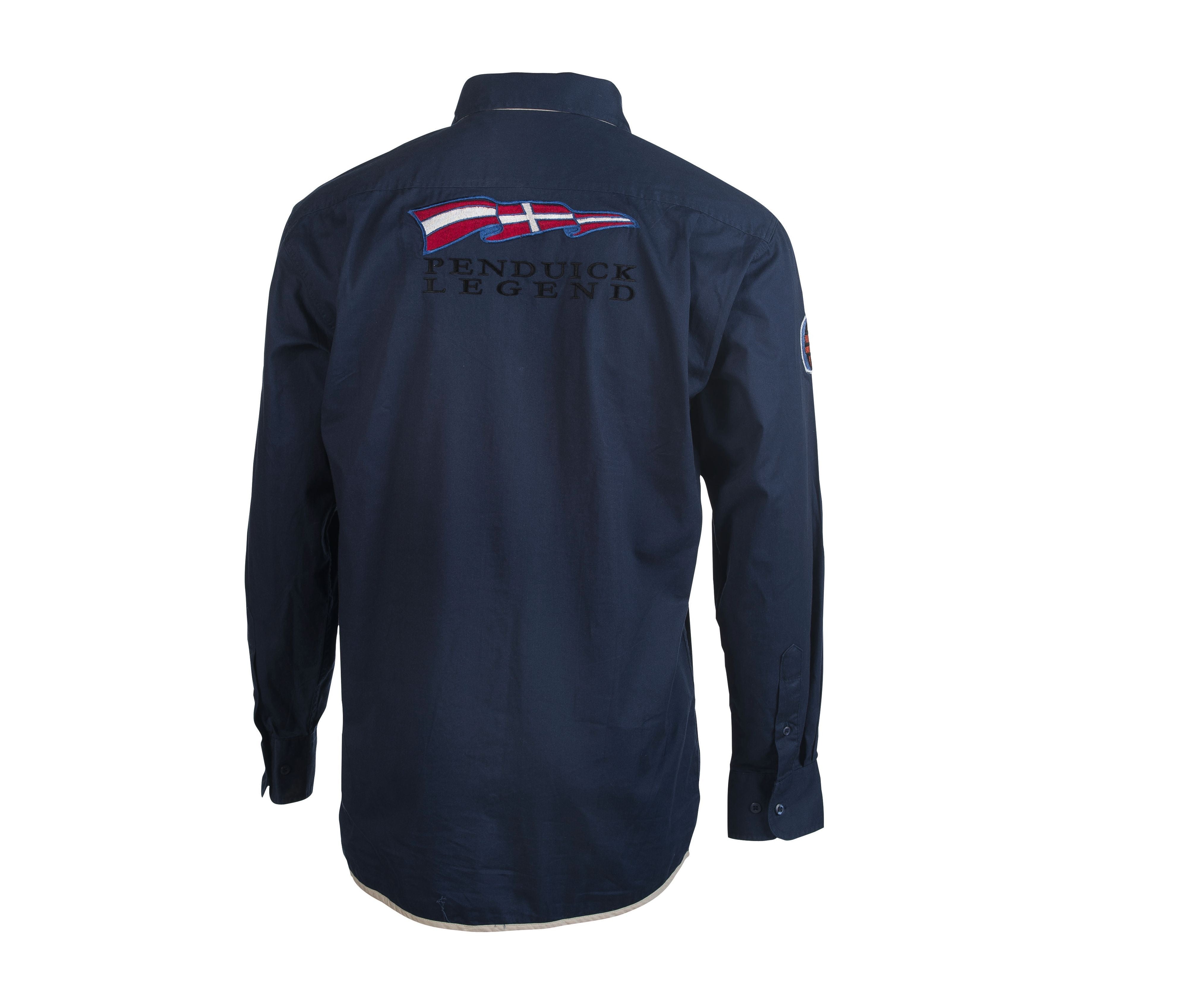 Chemise Avec Broderies et Écussons Pen Duick - Navy