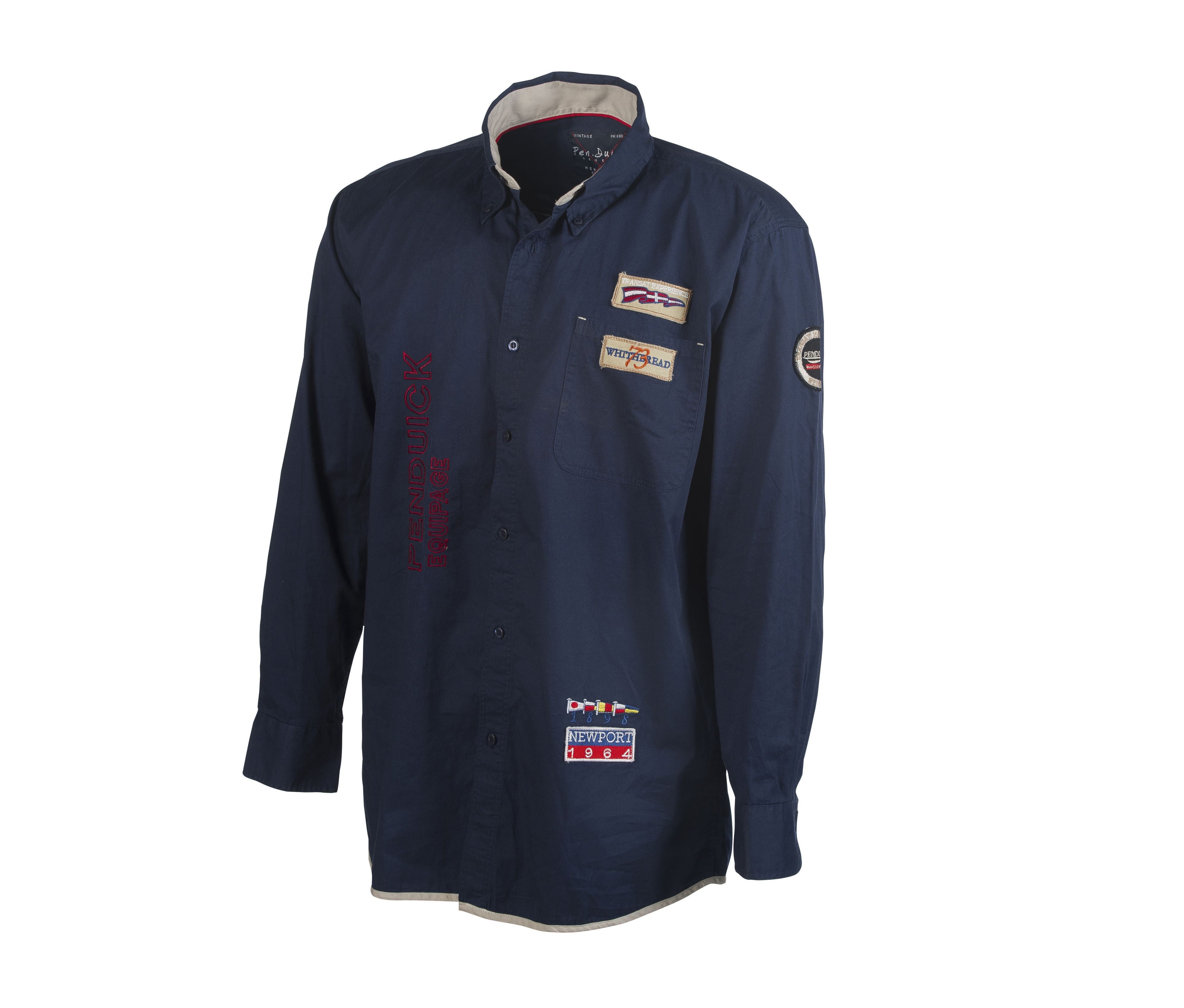 Chemise Avec Broderies et Écussons Pen Duick - Navy