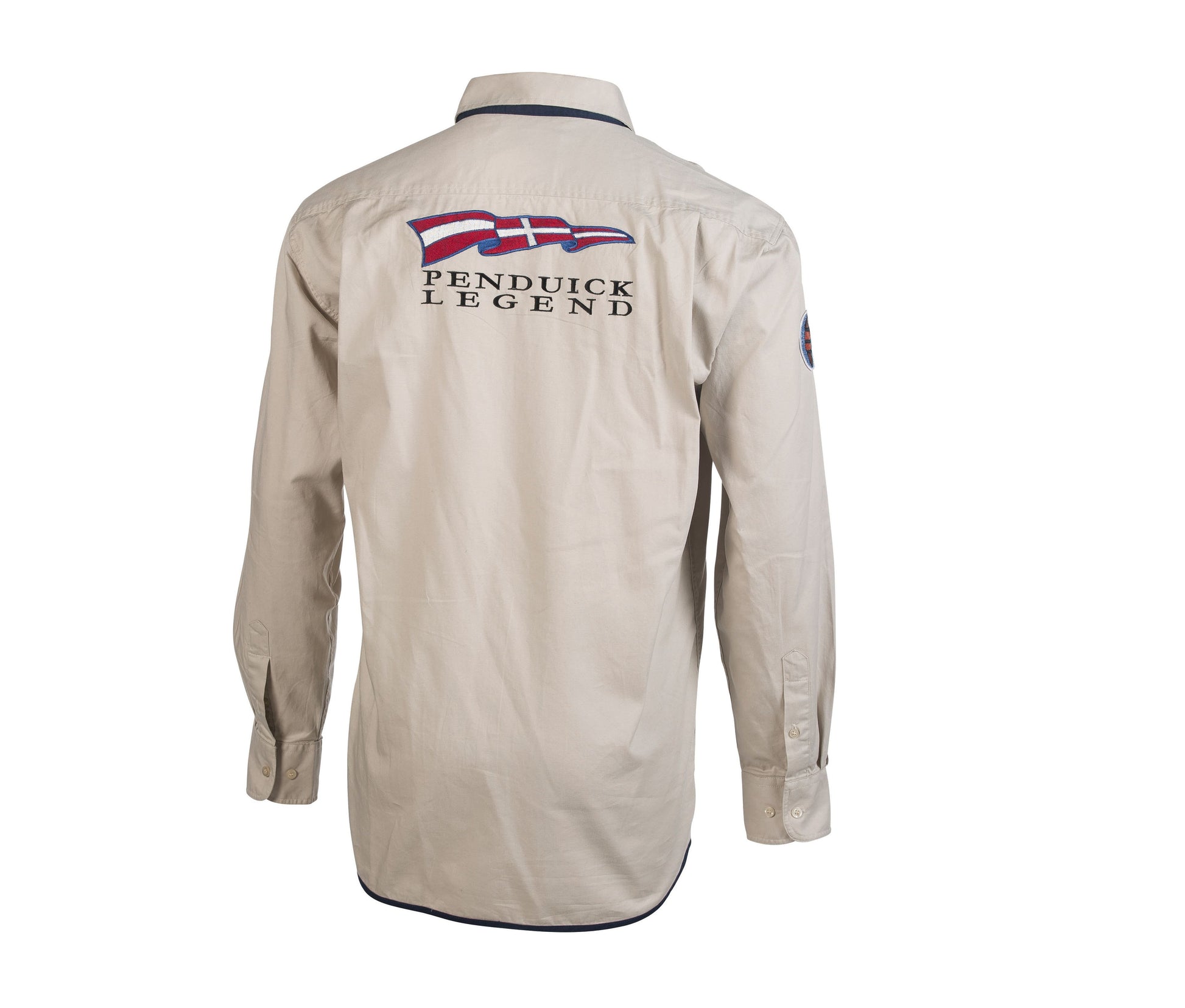 Chemise Avec Broderies et Écussons Pen Duick - Beige