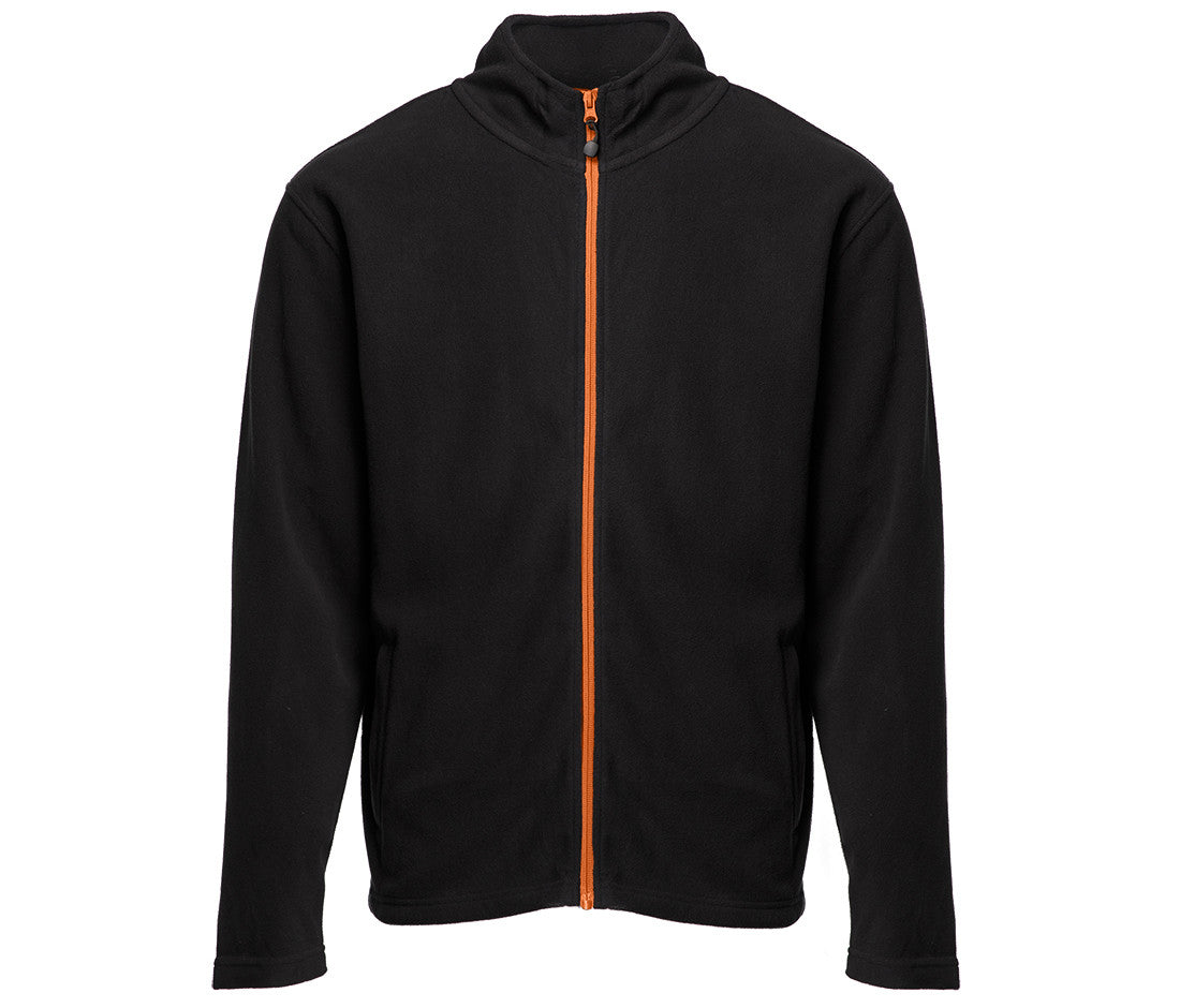 Veste Micropolaire Homme - Black/orange