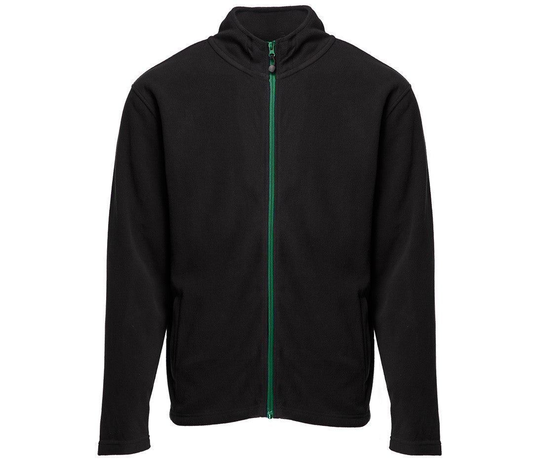 Veste Micropolaire Homme - Black/kelly Green