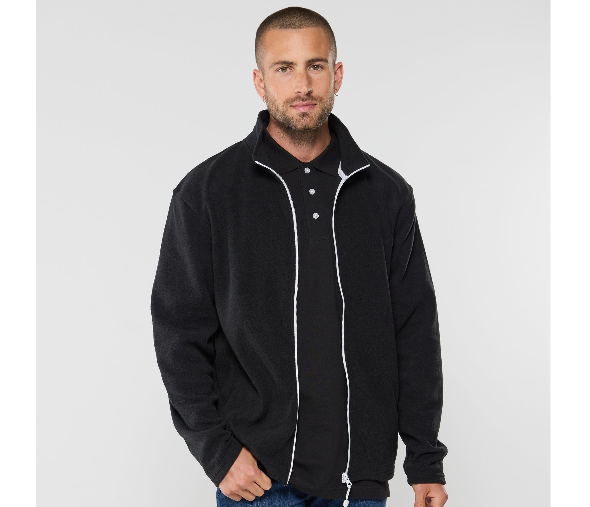 Veste micropolaire homme