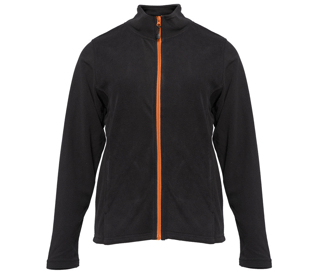 Veste Micropolaire Femme - Black/orange