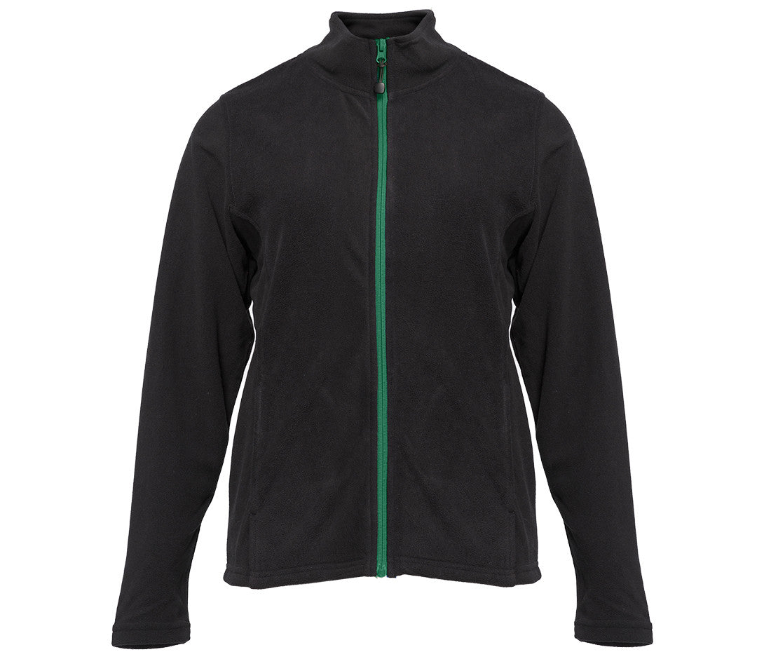 Veste Micropolaire Femme - Black/kelly Green