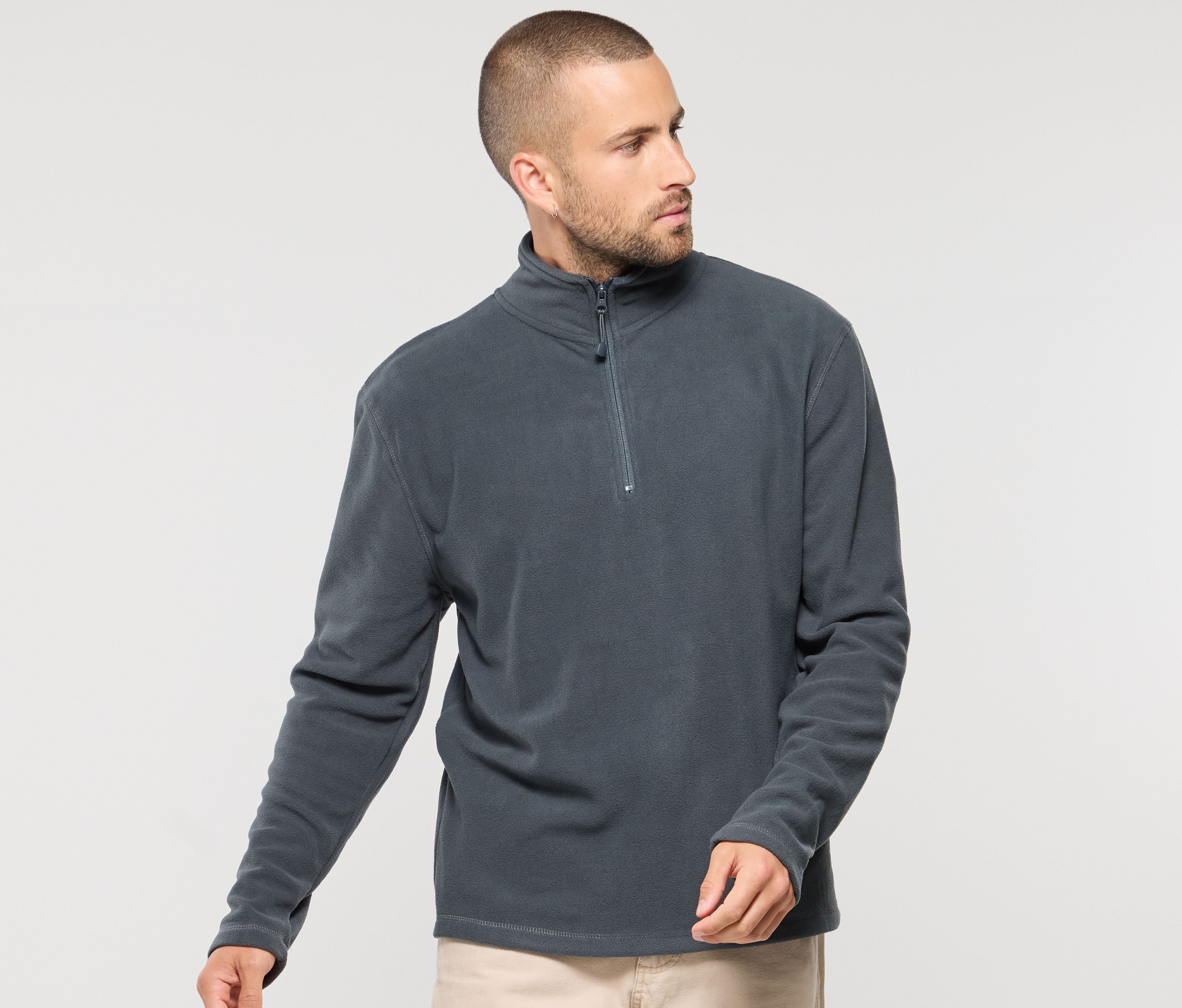Micropolaire col zippé