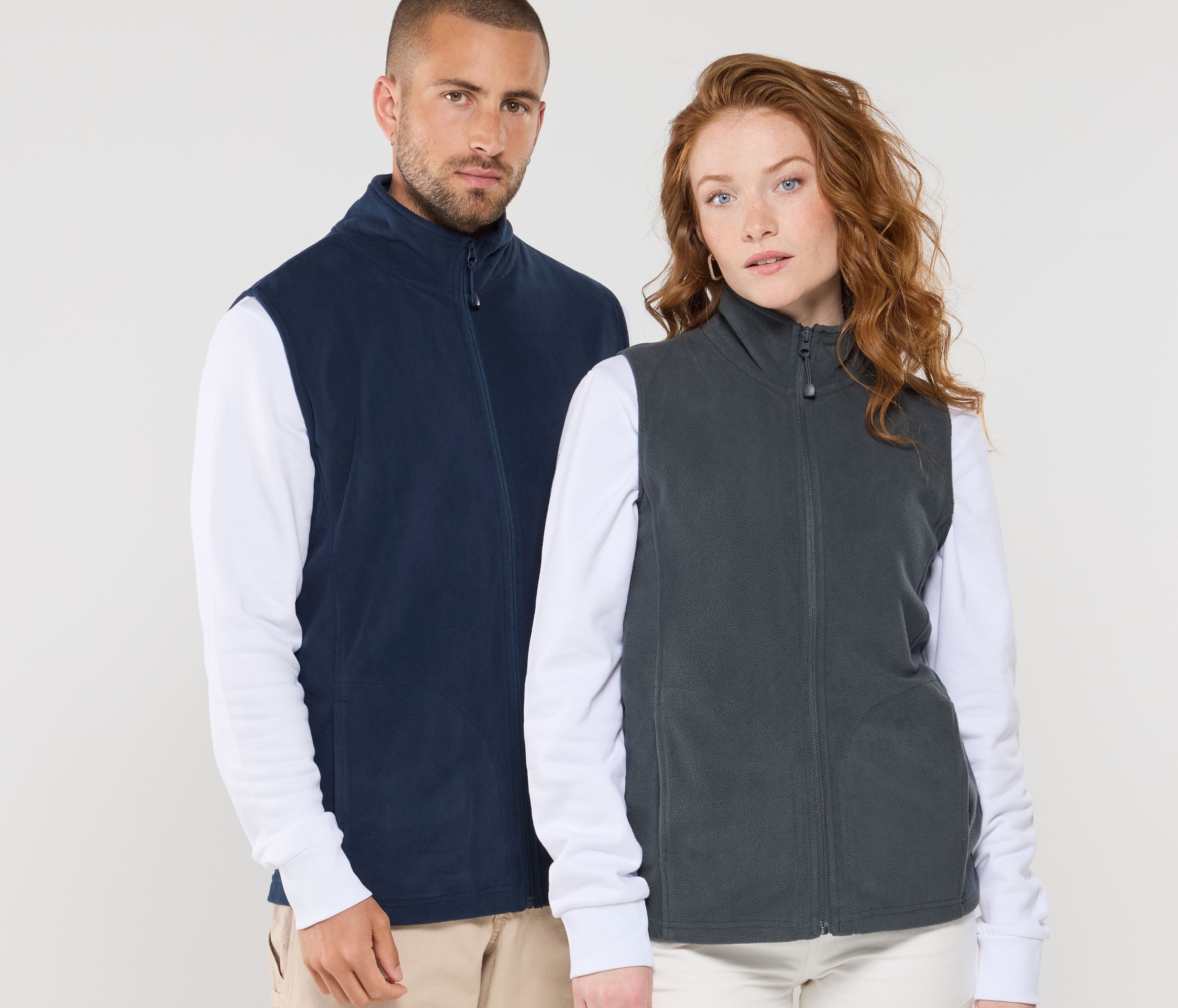 Gilet micropolaire homme