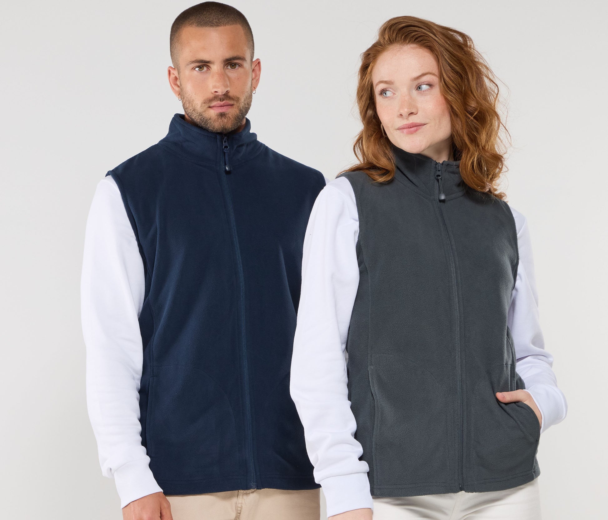 Gilet micropolaire homme