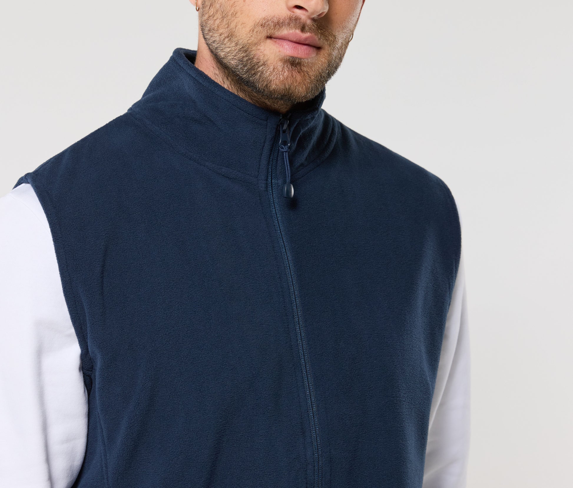 Gilet micropolaire homme
