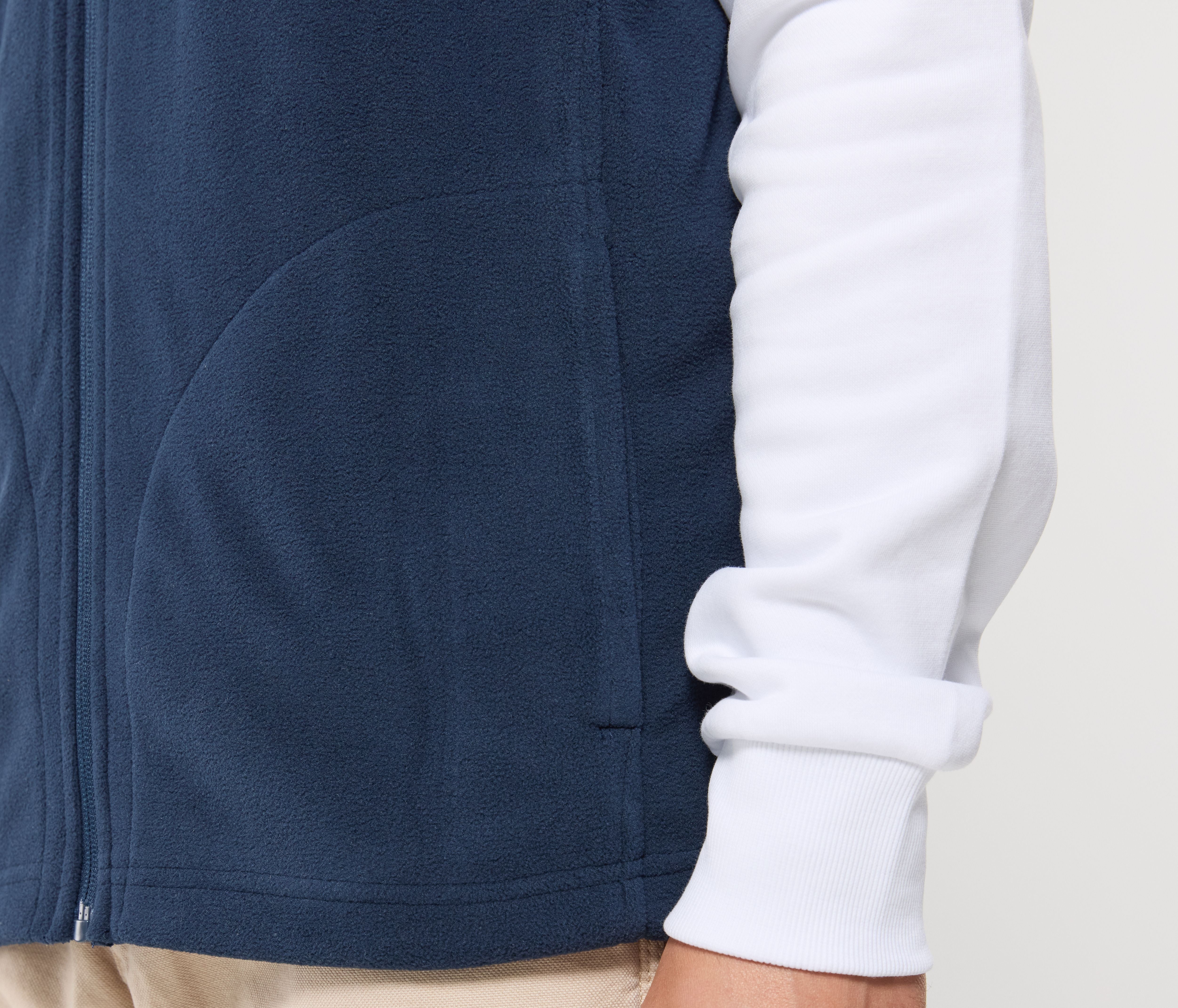 Gilet micropolaire homme