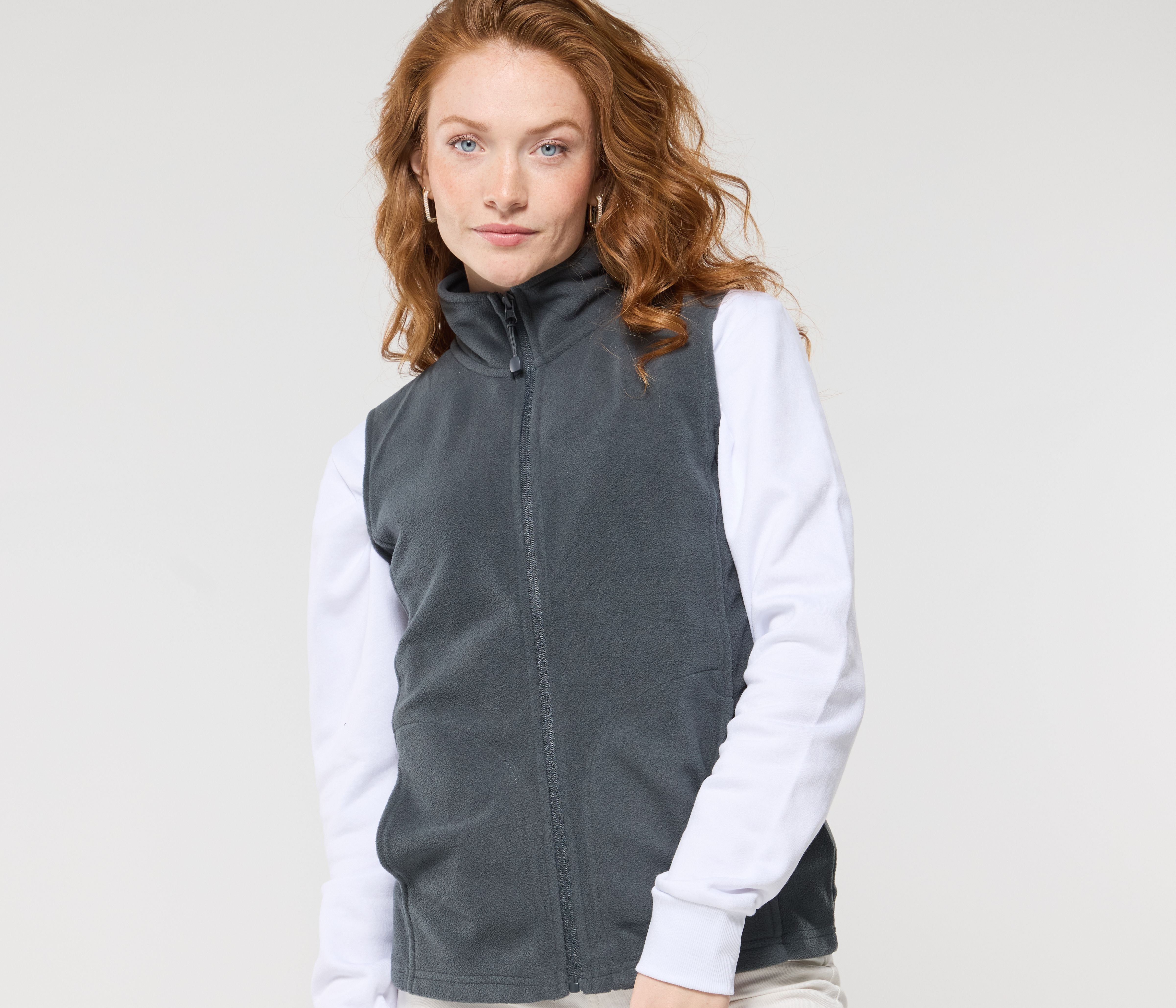 Gilet micropolaire femme