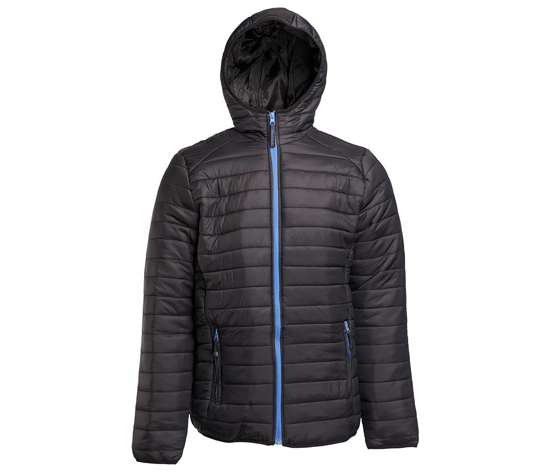 Doudoune Légère à Capuche Homme - Black/royal