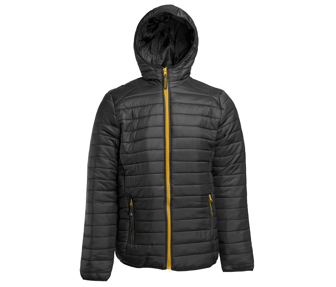 Doudoune Légère à Capuche Homme - Black/gold