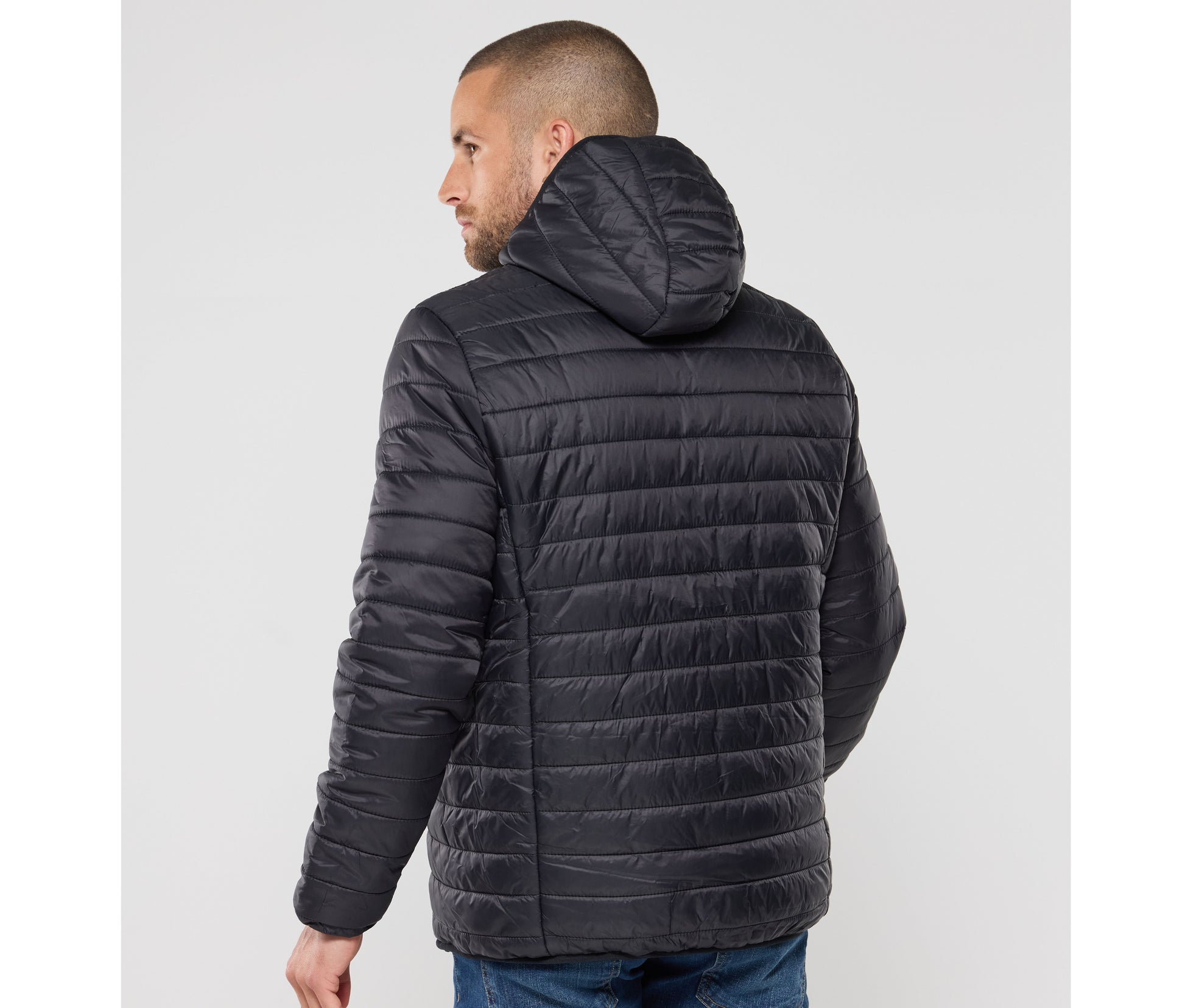 Doudoune légère à capuche homme