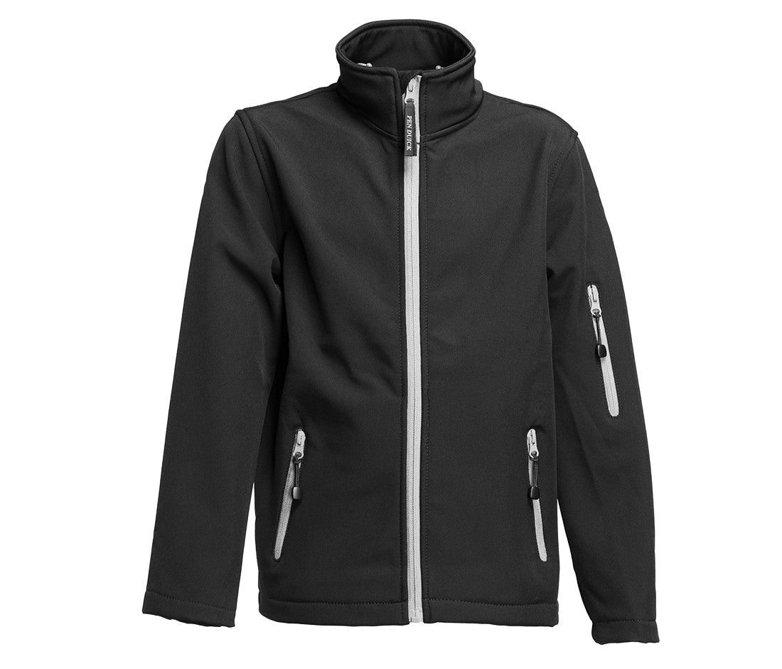 Veste Softshell Enfant - Black/silver