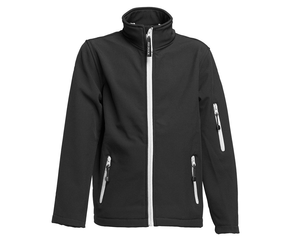 Veste Softshell Enfant - Black/white