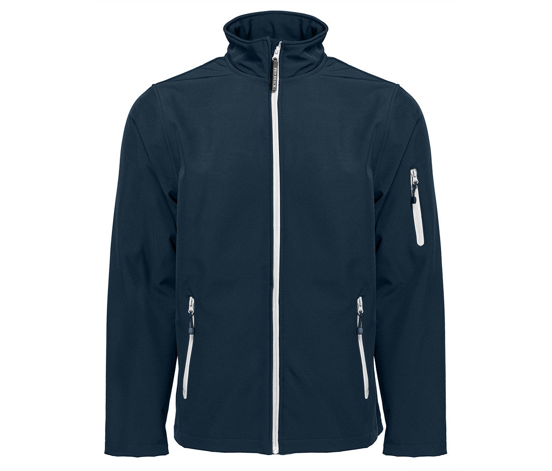 Veste Softshell Homme 3 Couches - Navy / White