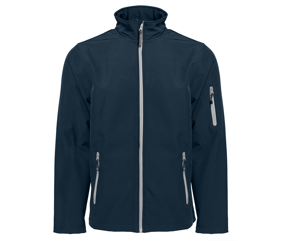 Veste Softshell Homme 3 Couches - Navy / Silver