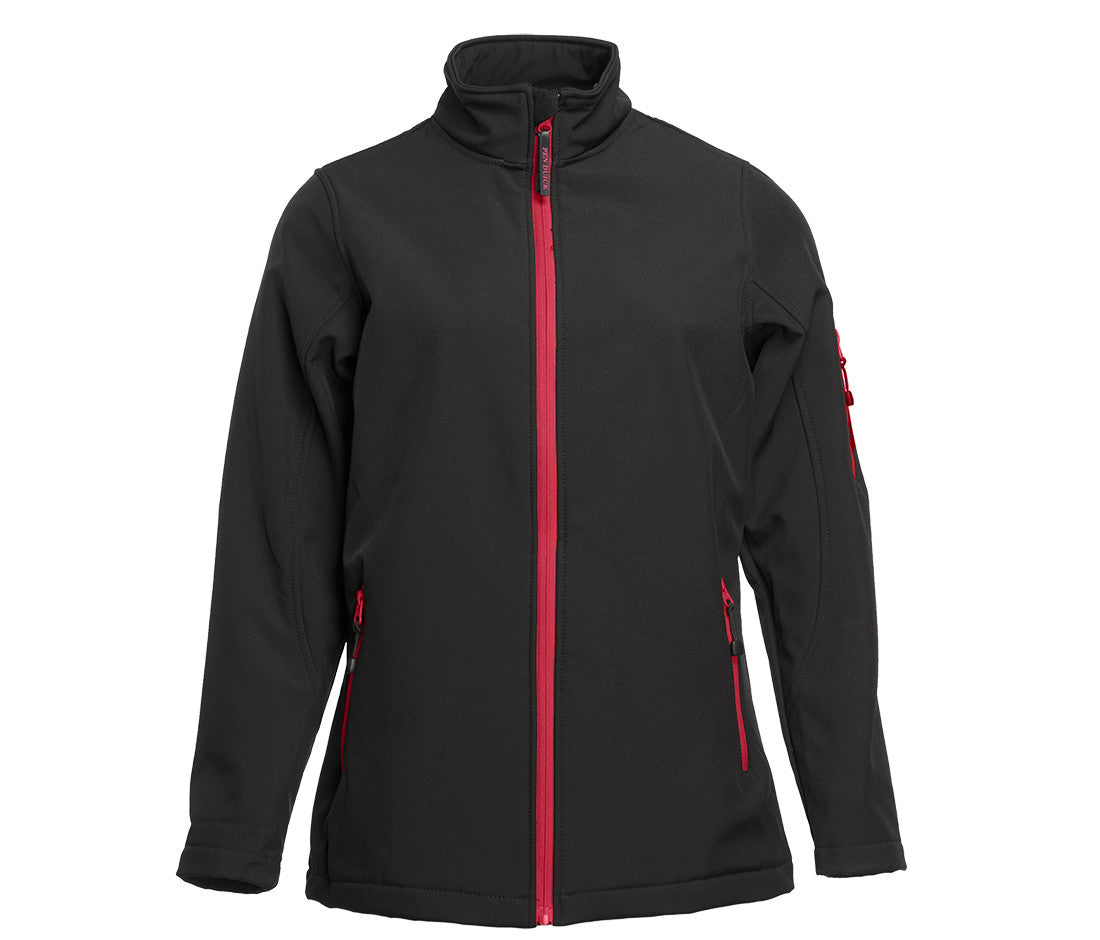 Veste Softshell Femme 3 Couches - Black/red