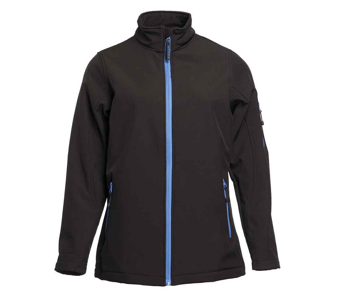 Veste Softshell Femme 3 Couches - Black/royal