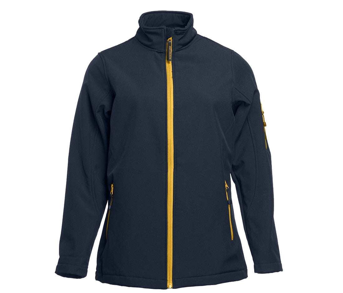 Veste Softshell Femme 3 Couches - Navy / Gold