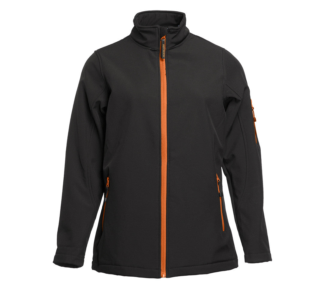 Veste Softshell Femme 3 Couches - Black/orange