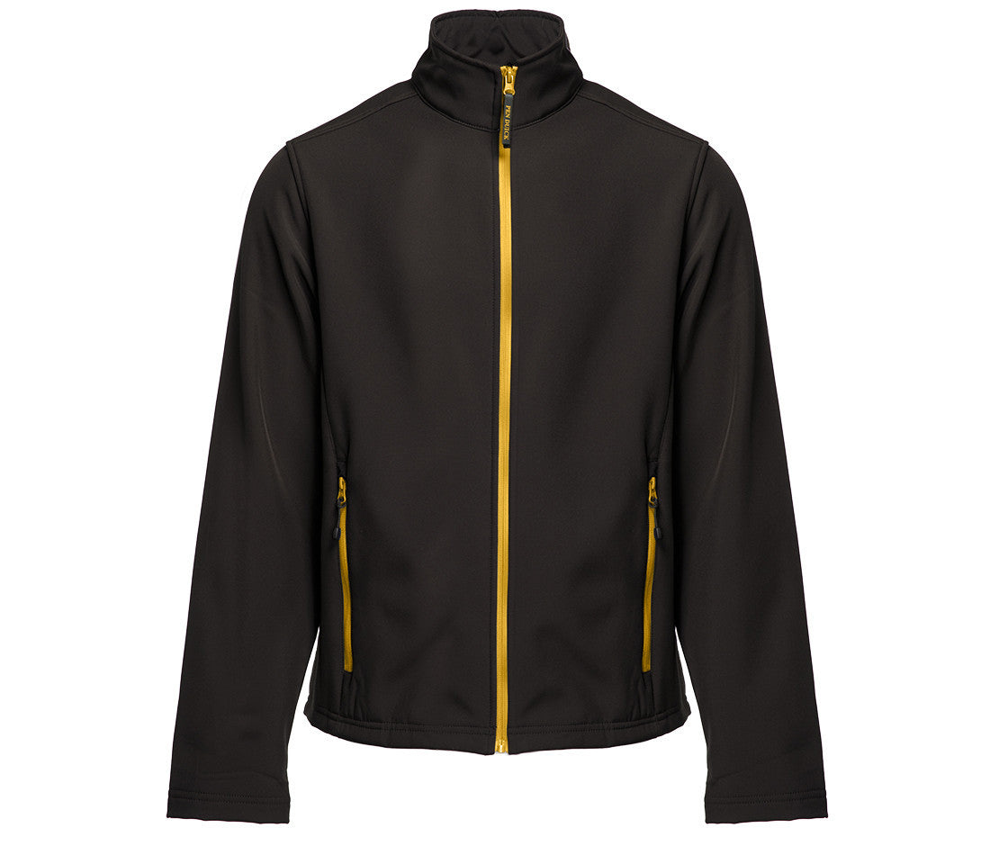Softshell 2 Couches Homme - Black/gold