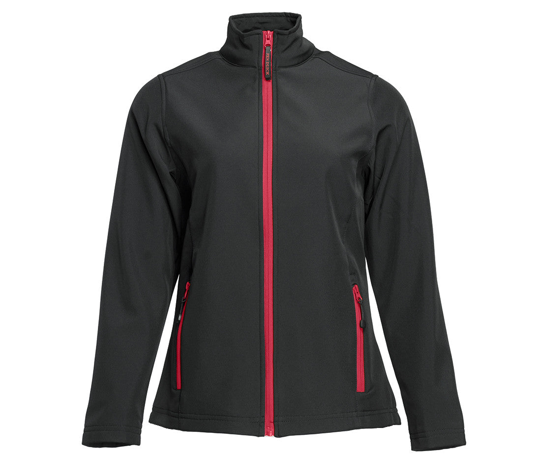 Softshell 2 Couches Femme - Black/red