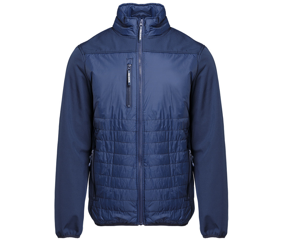 Blouson Bi-Matière Doublé Polaire - Navy