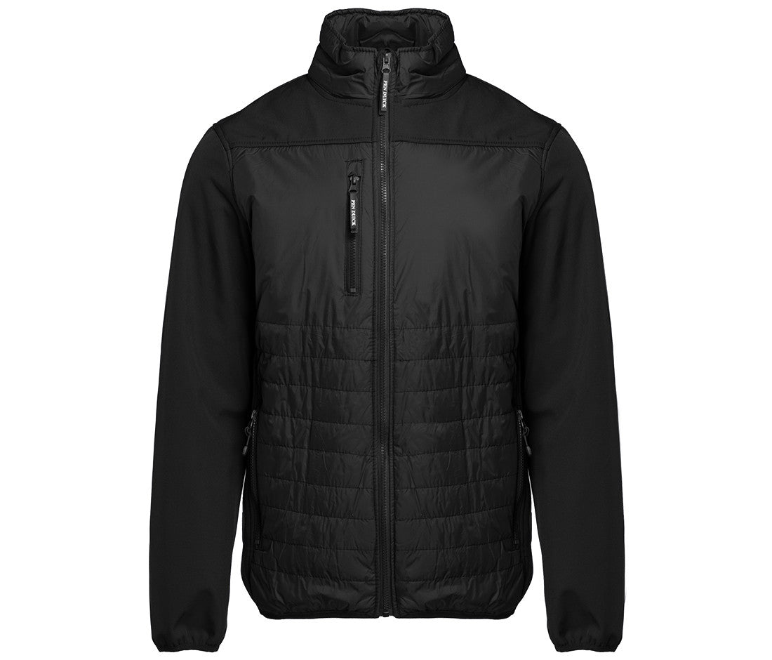 Blouson Bi-Matière Doublé Polaire - Black