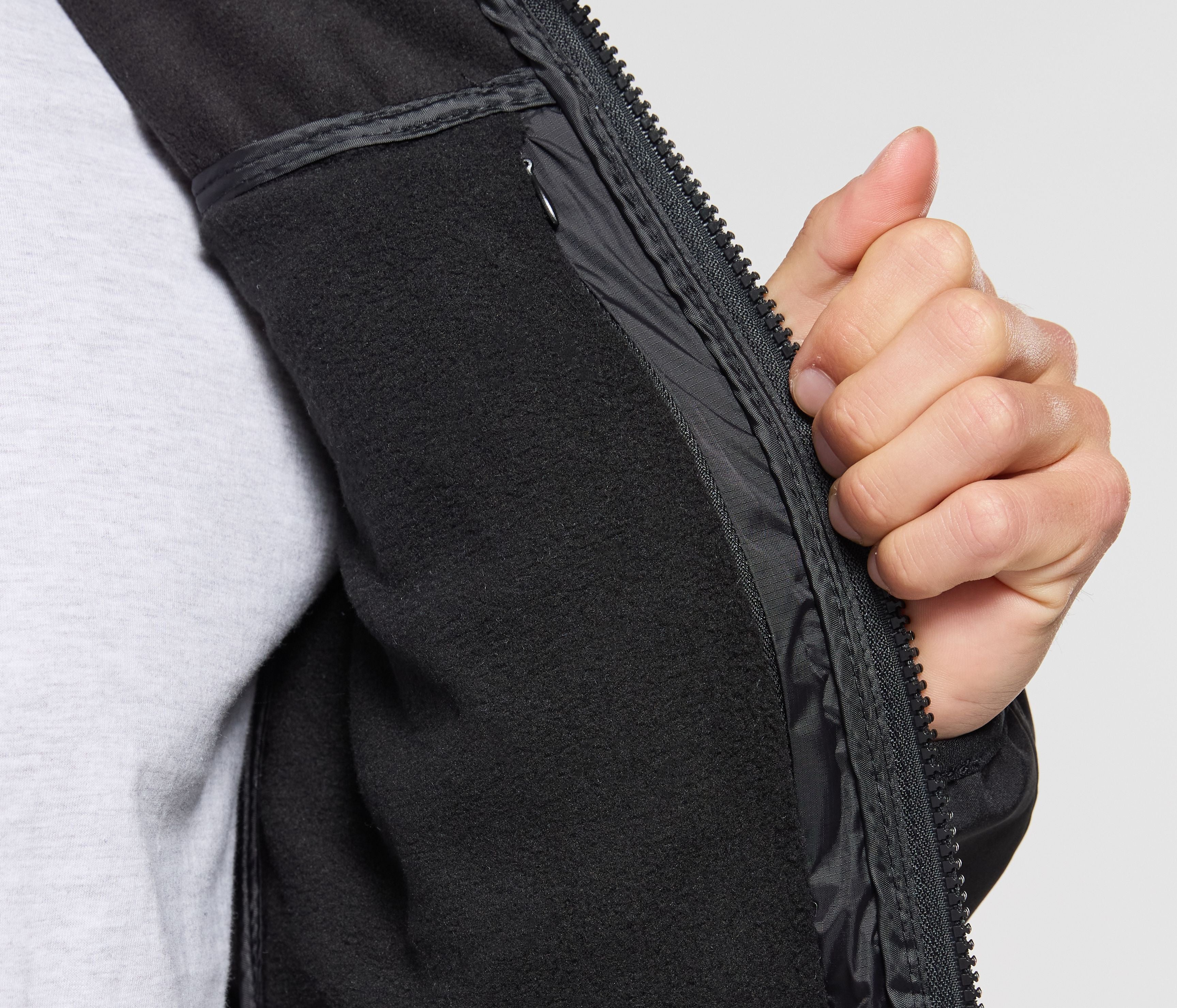 Blouson bi-matière doublé polaire