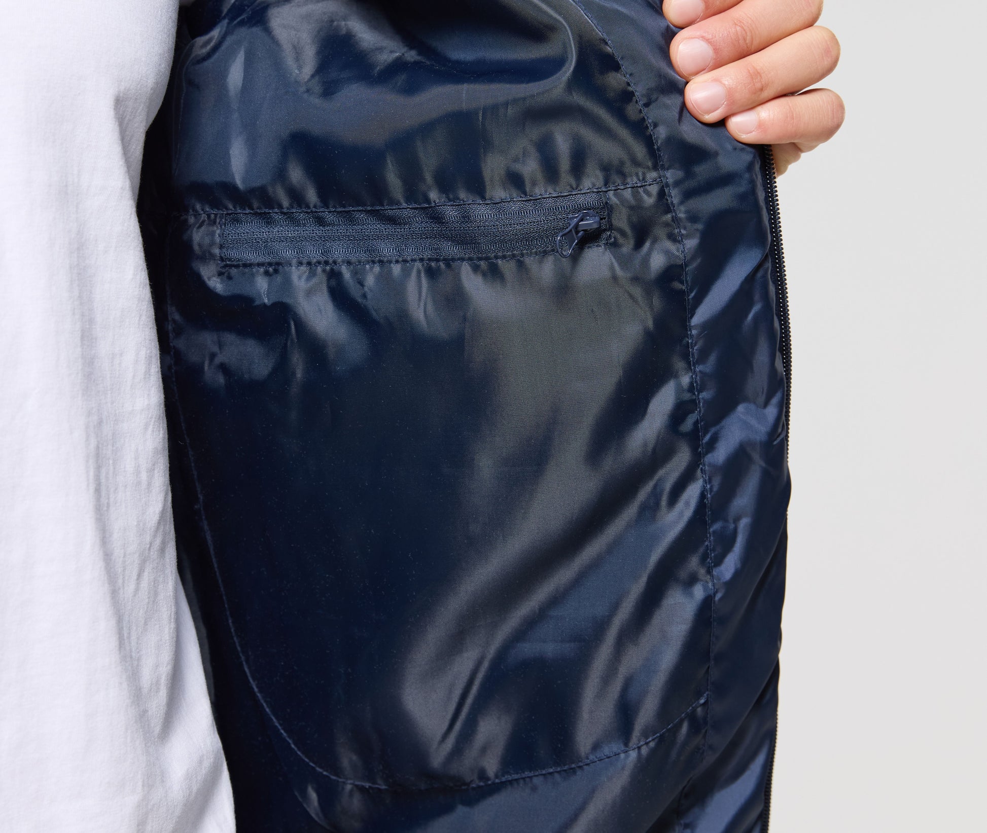 Doudoune homme en polyester recyclé