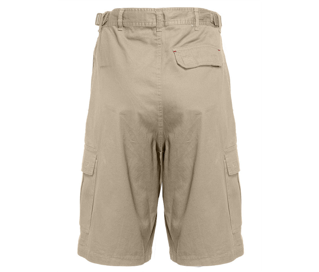 Bermuda Poches Plaquées en Coton Léger - Beige