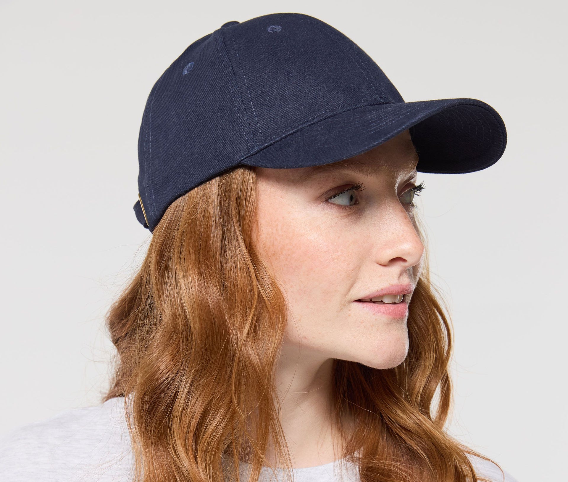 Casquette coton brossé 6 pans