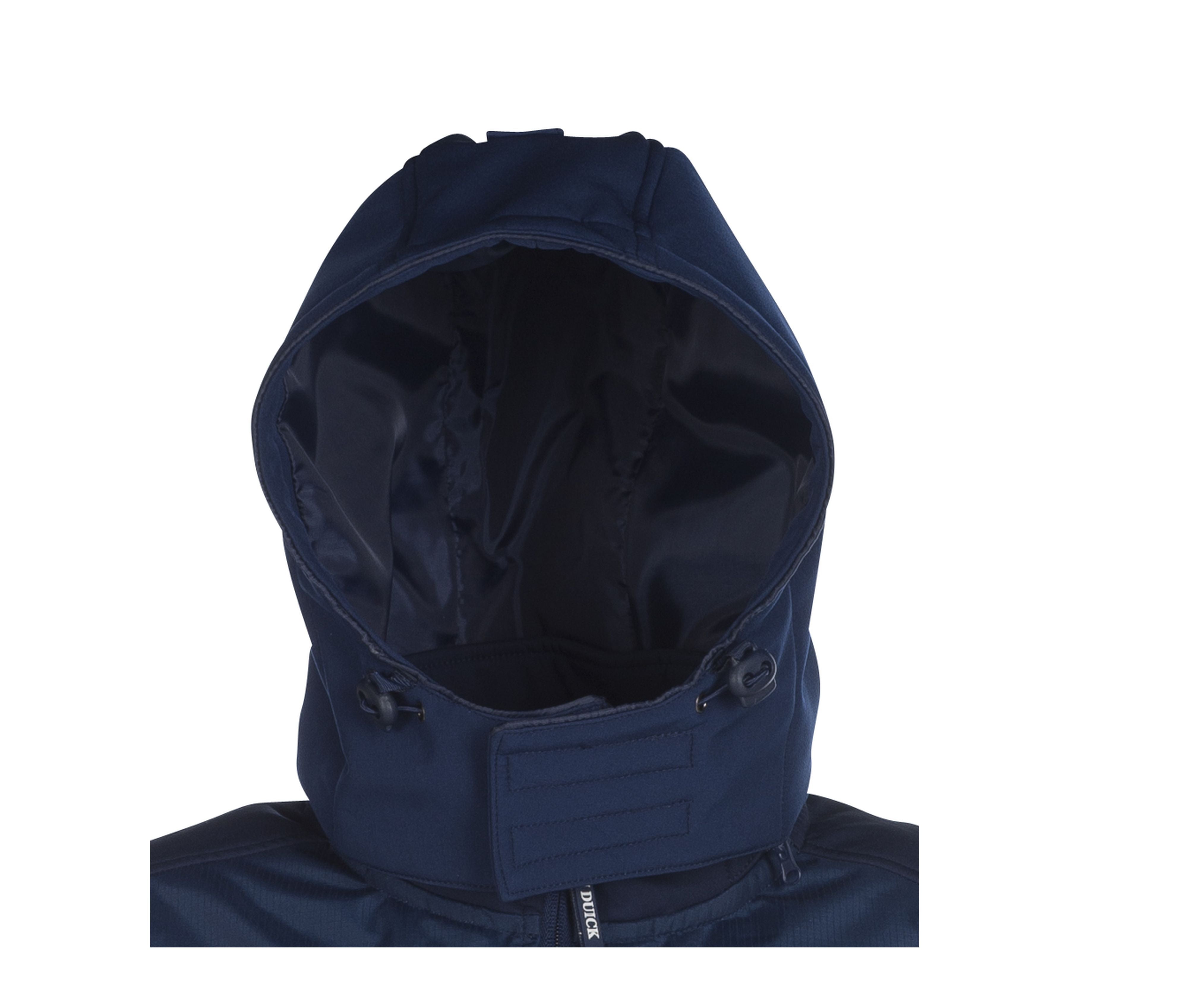 Capuche en Softshell Avec Biais Contrasté - Navy/navy