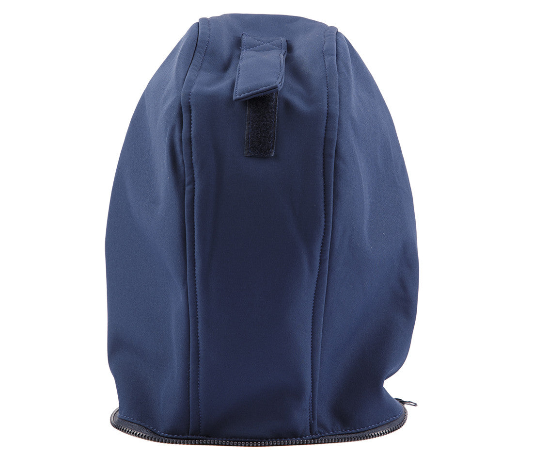 Capuche en Softshell Avec Biais Contrasté - Navy/fluo Yellow