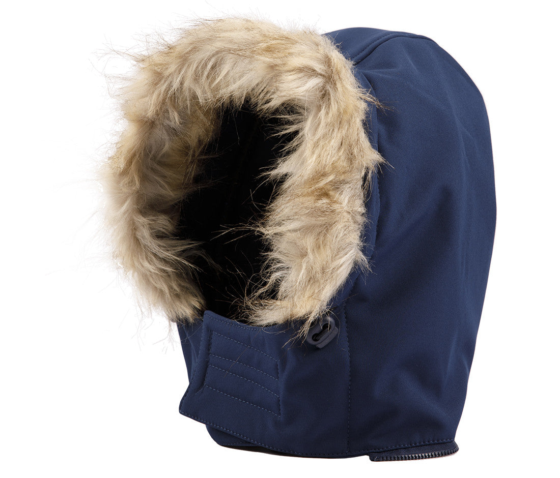 Capuche Softshell Fourrure - Navy Fur