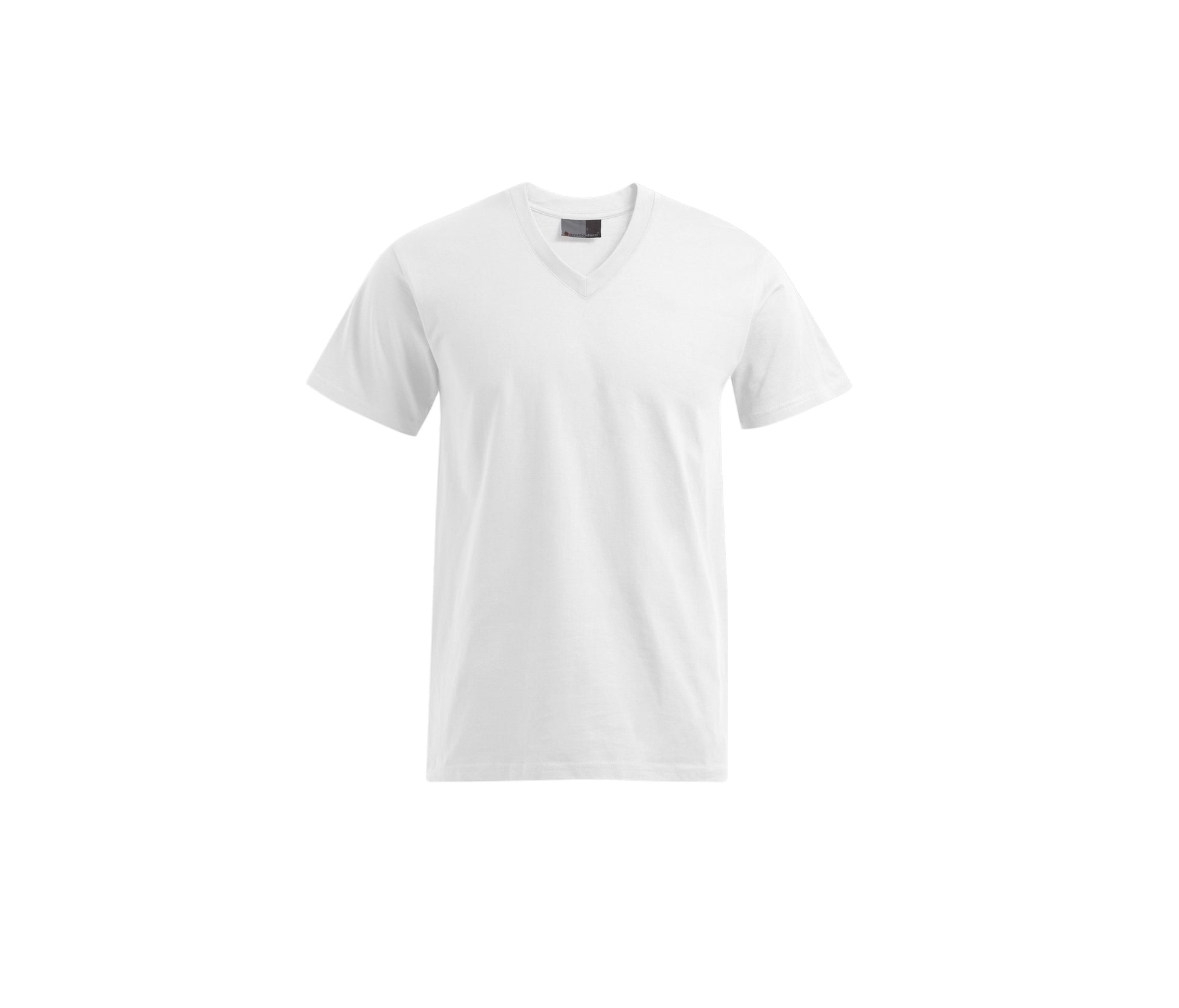 Tee-Shirt Homme Col V - White