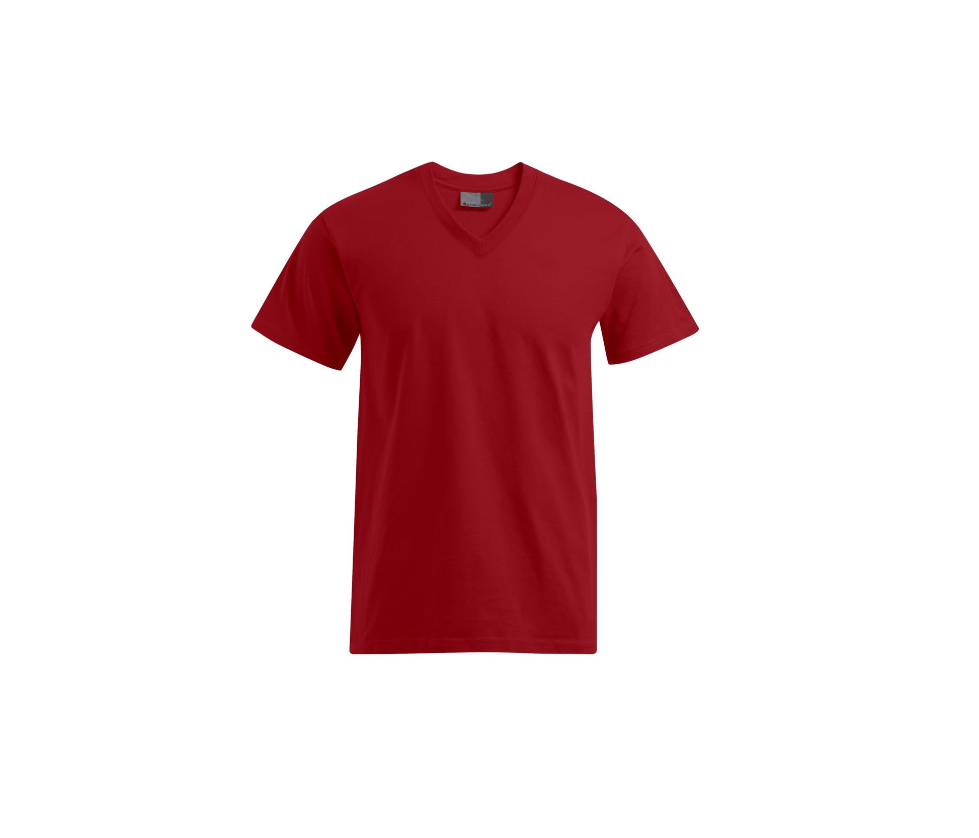 Tee-Shirt Homme Col V - Fire Red