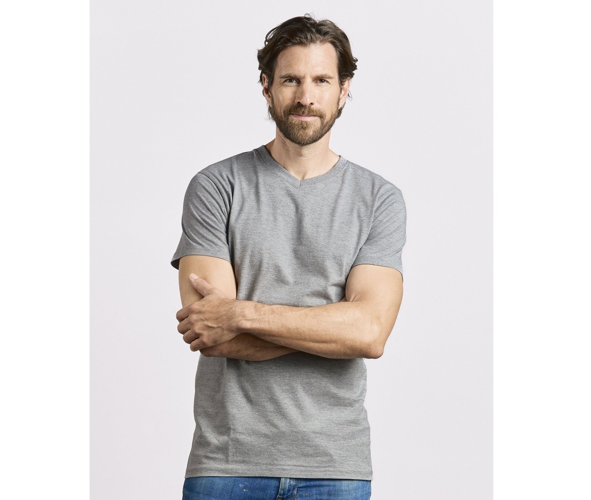 Tee-shirt homme col V
