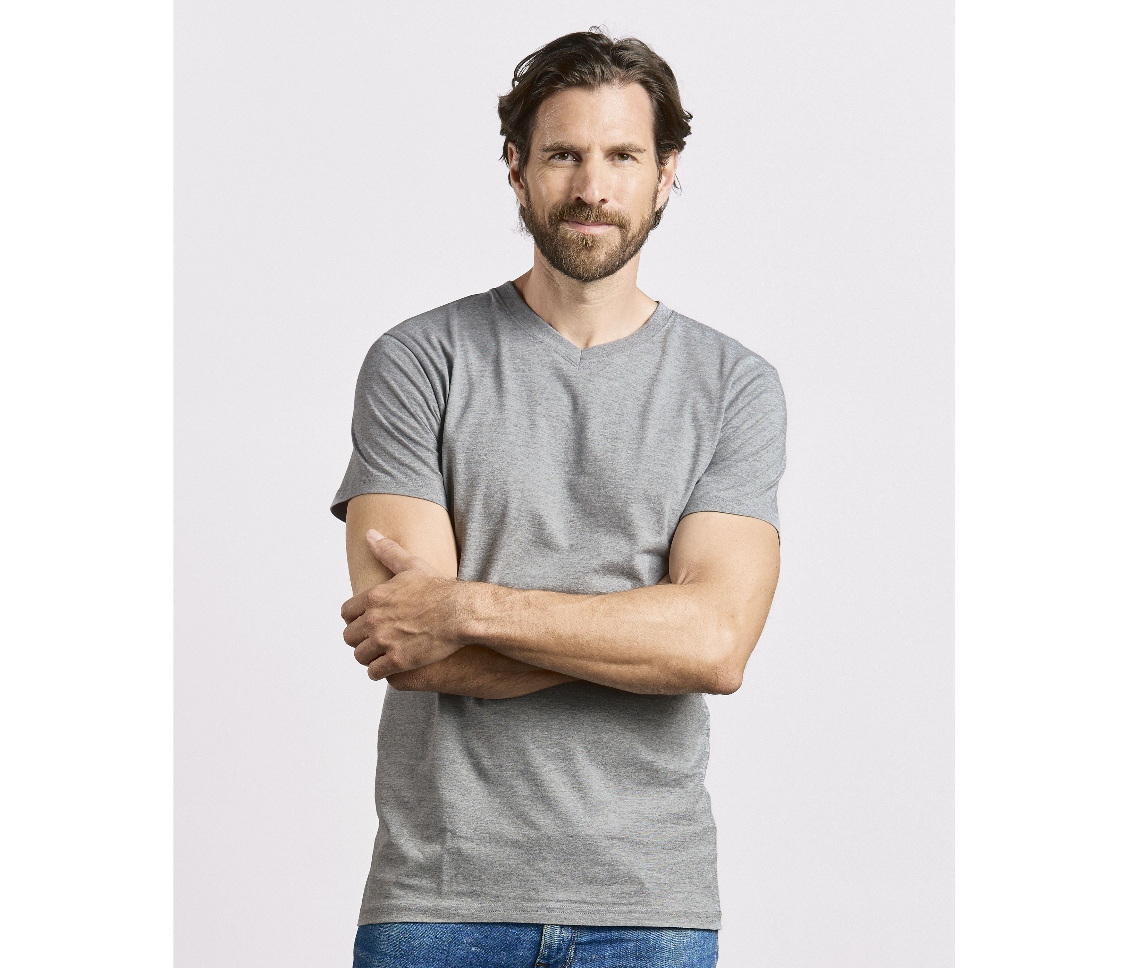 Tee-shirt homme col V