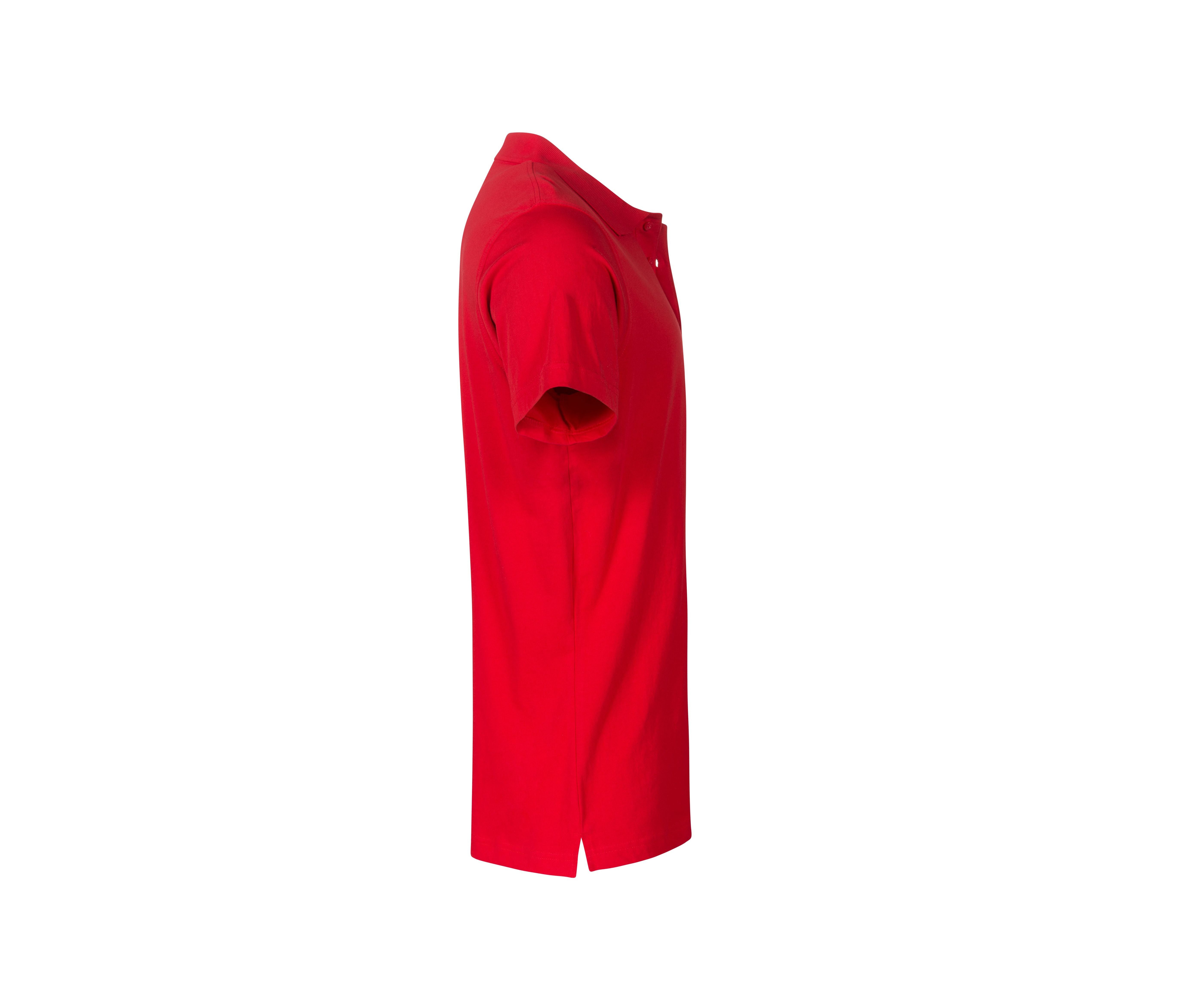 Polo Homme Maille Jersey - Fire Red