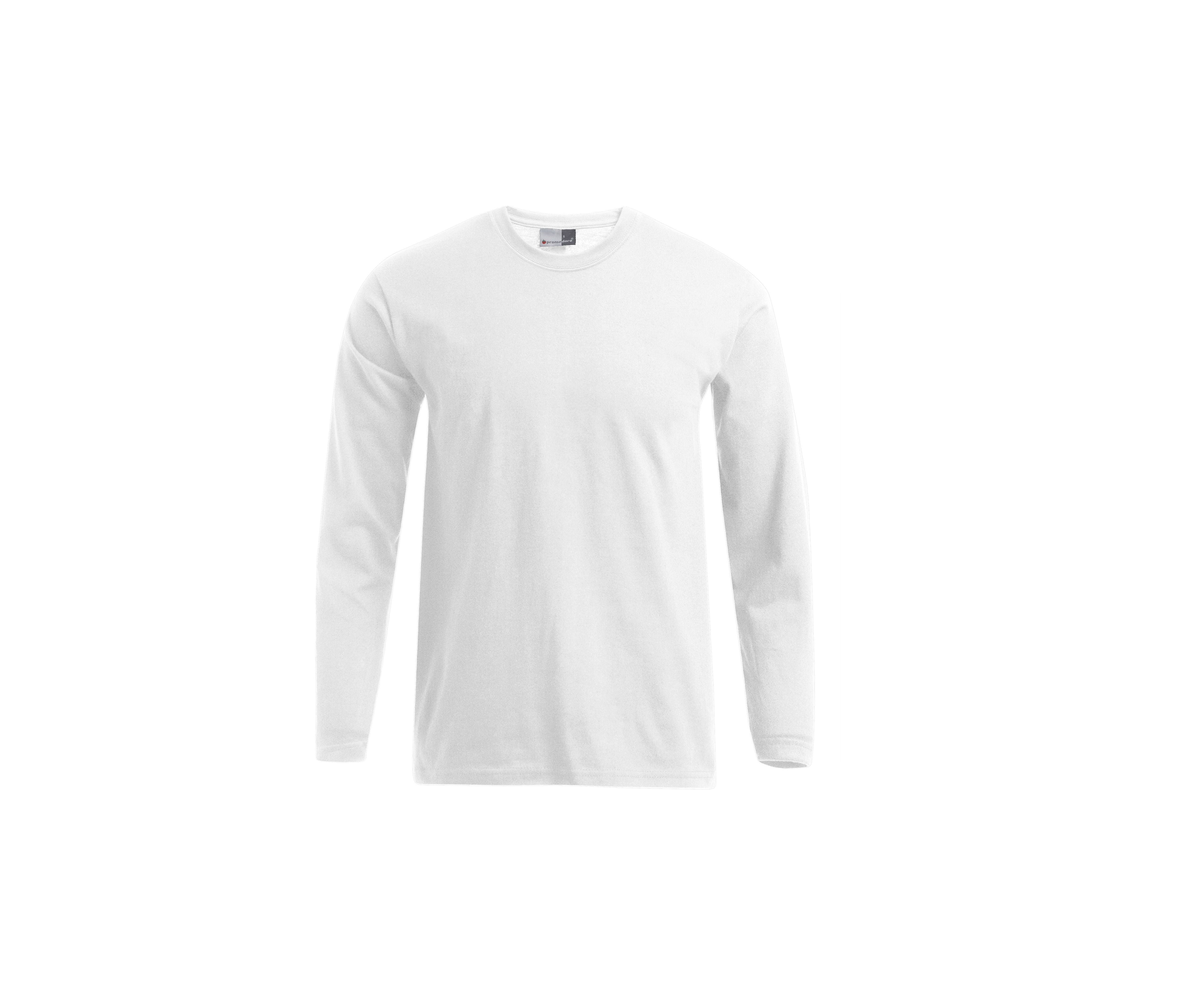 Tee-Shirt Homme Manches Longues - White