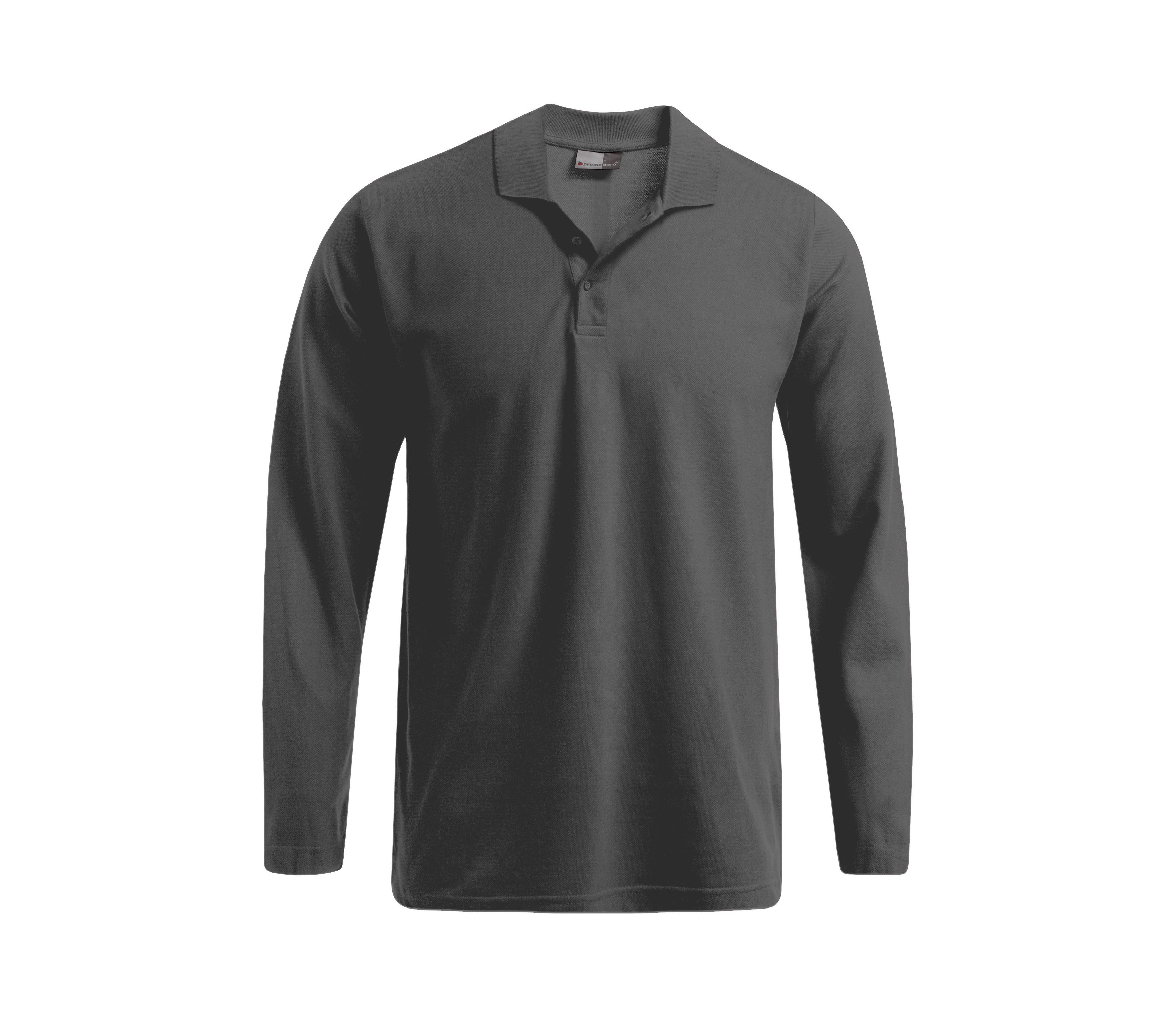Polo Homme Manches Longues 220 - Steel Gray