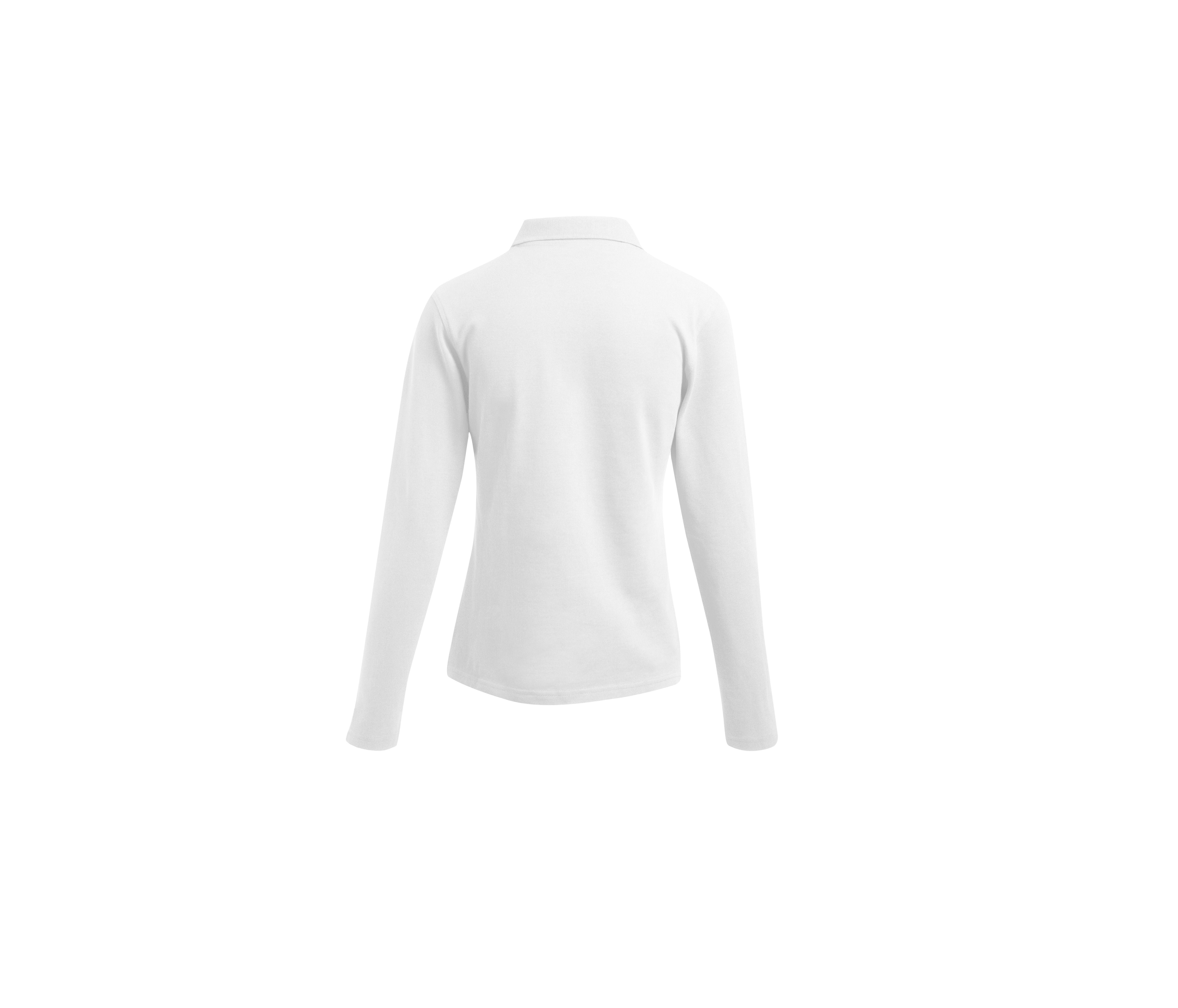 Polo Femme Manches Longues 220 - White