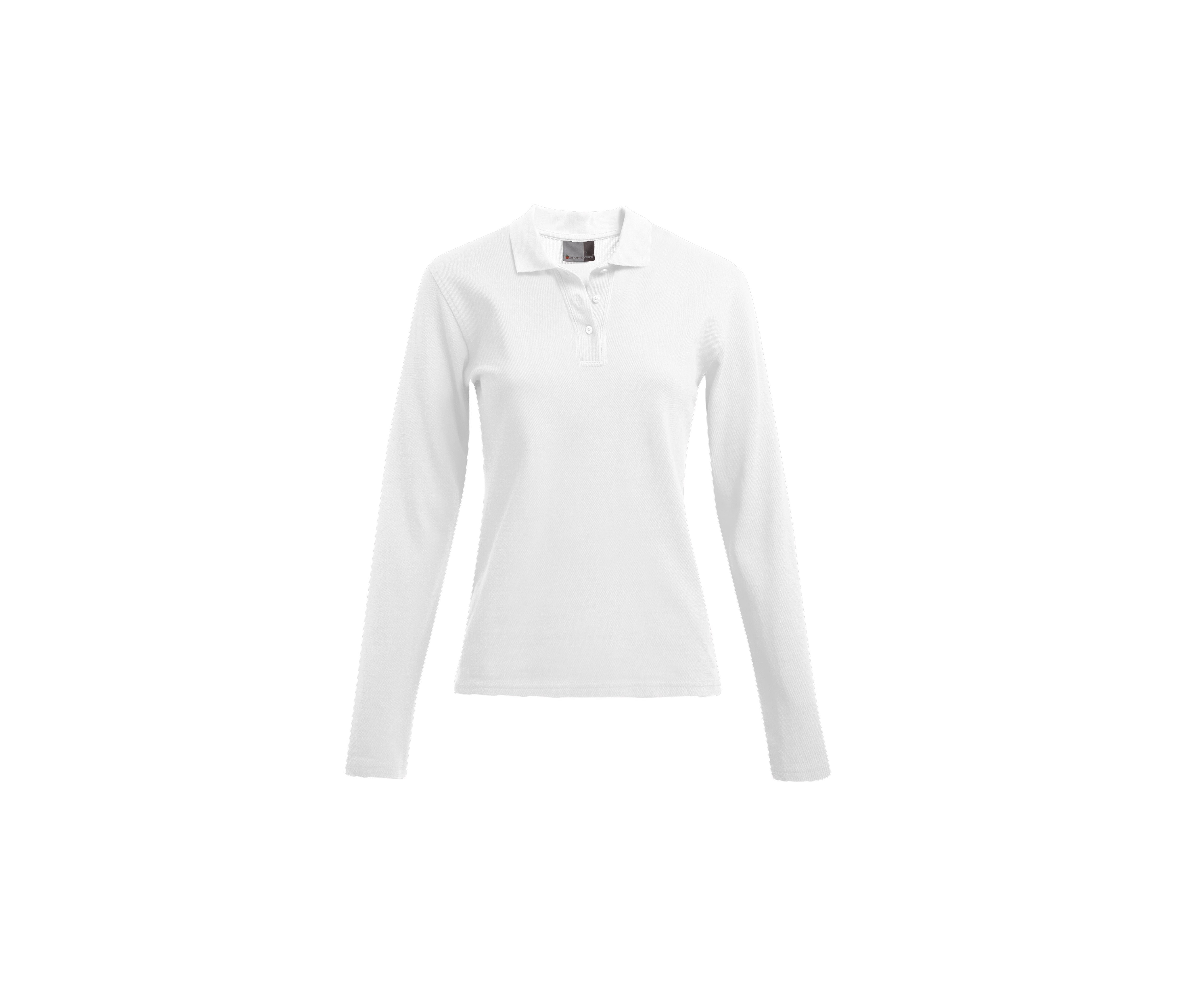 Polo Femme Manches Longues 220 - White