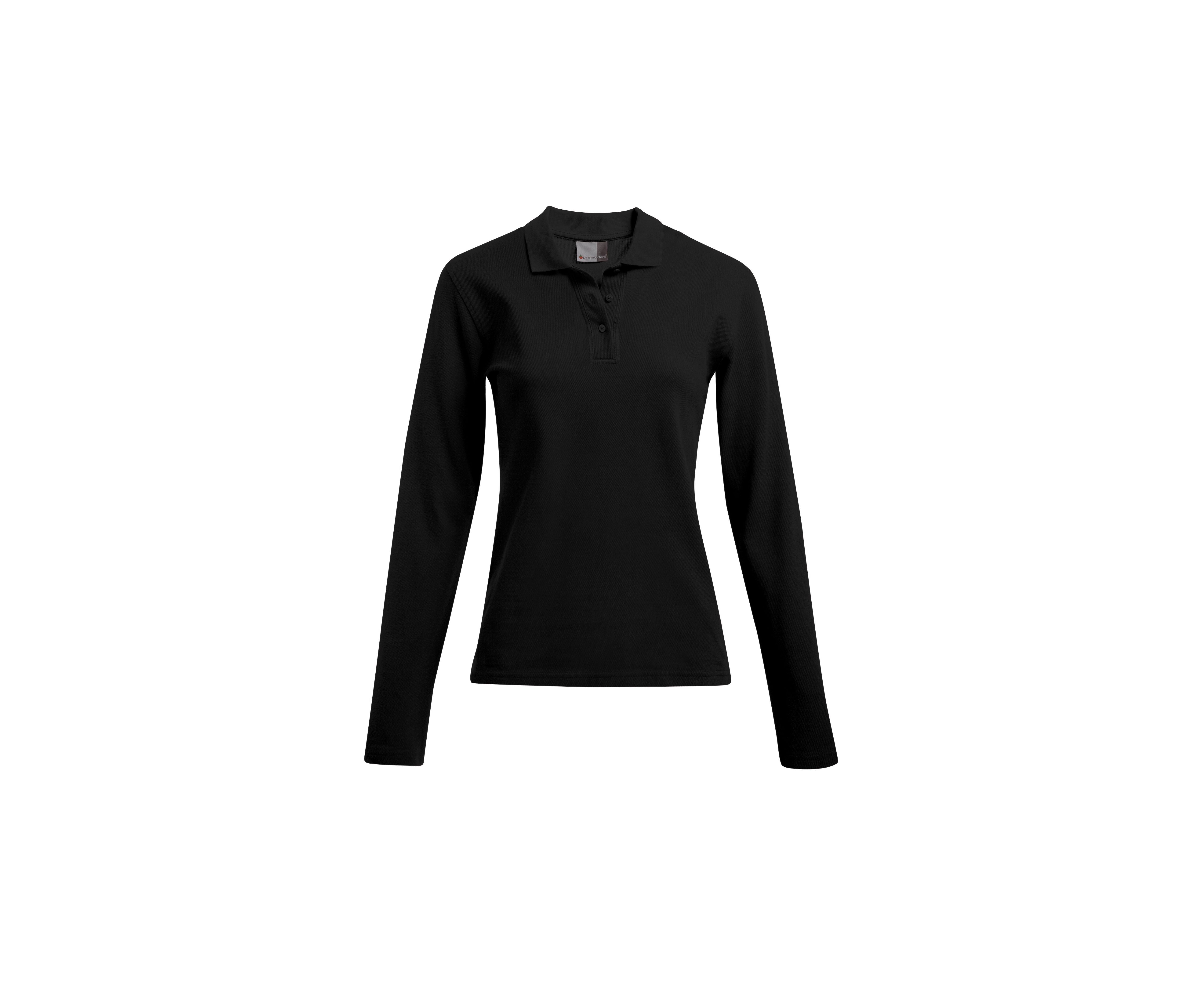 Polo Femme Manches Longues 220 - Black